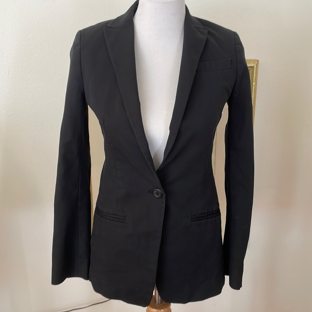 Club Monaco black blazer classic size 0